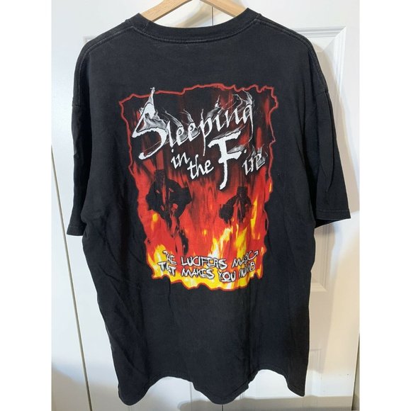 Cygnus WASP T Shirt Sz XL Men Sleeping In The Fire Blackie Lawless‎ W.A.S.P. - Picture 8 of 8